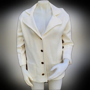 Leroy cream‎ Vintage cardigan M